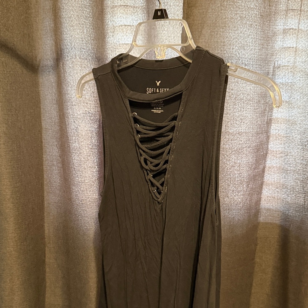 American Eagle Outfitters Black Soft & Sexy Tank